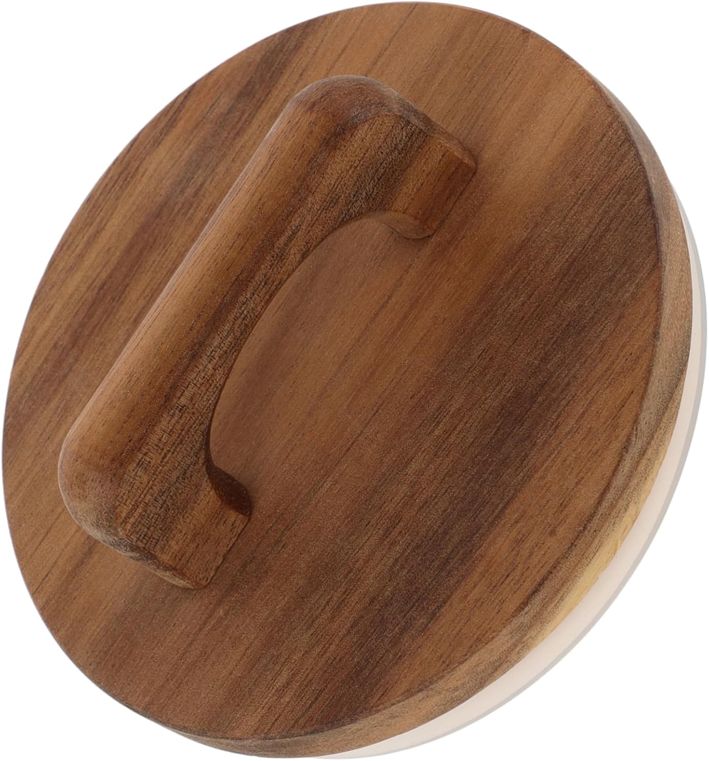SHOWERORO Reusable Wood Mason Jar Lid with Silicone Seal