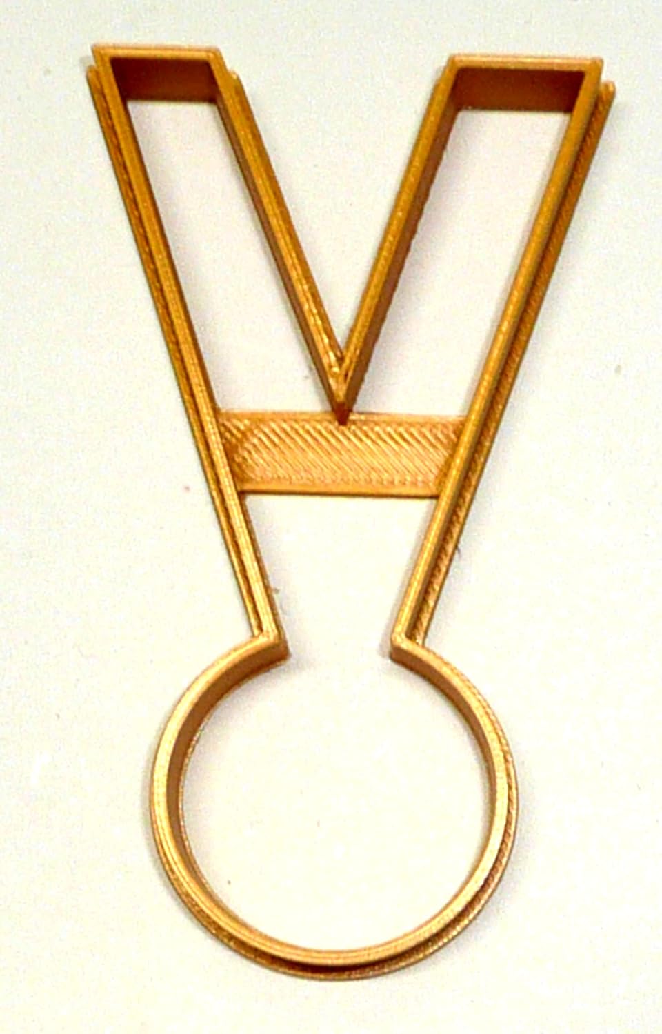 YNGLLC Runner Medal Award Ribbon Cookie Cutter