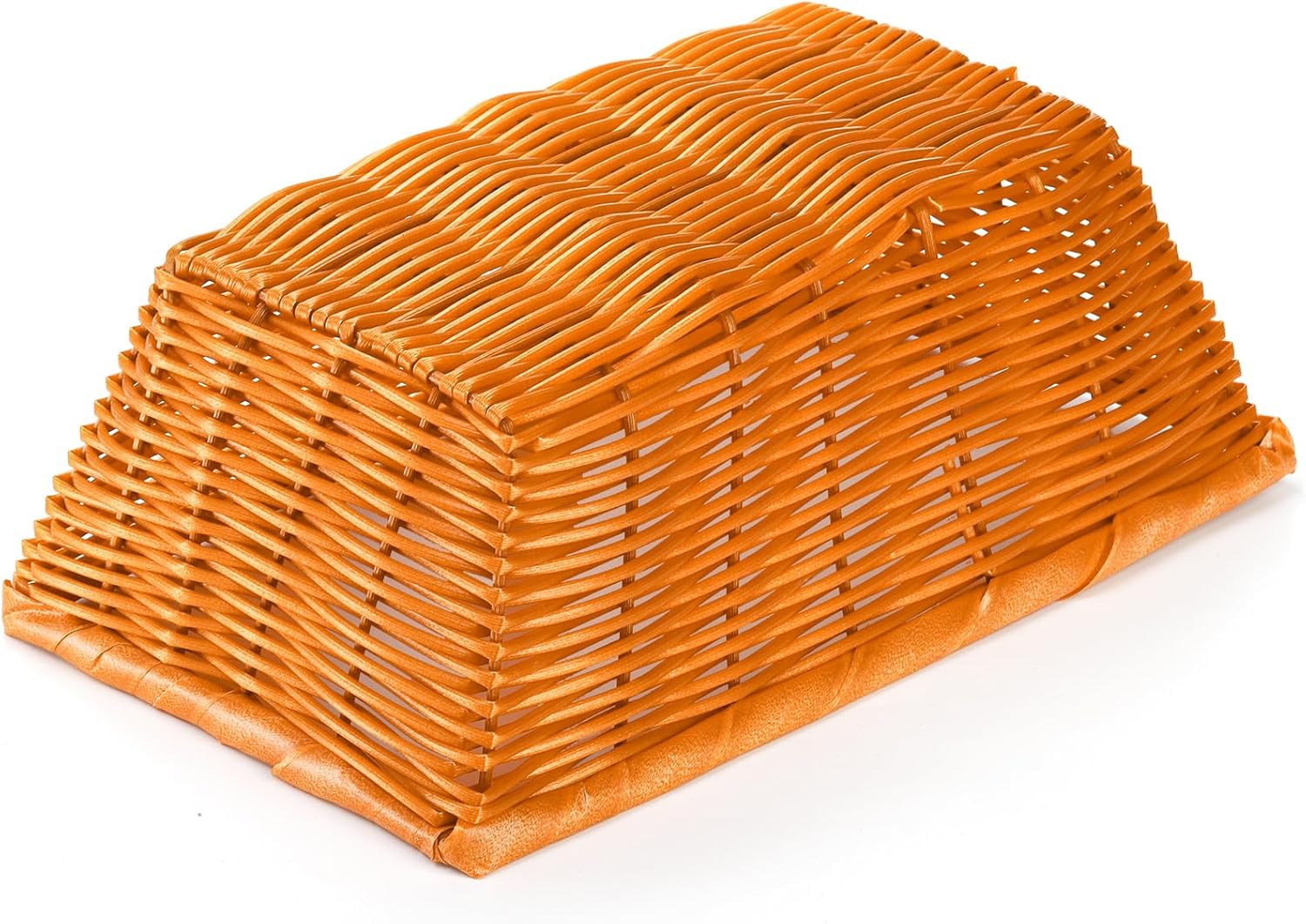 Coloch 6 Pack Bread Baskets 12 Inch Woven Plastic Rattan Storage Baskets
