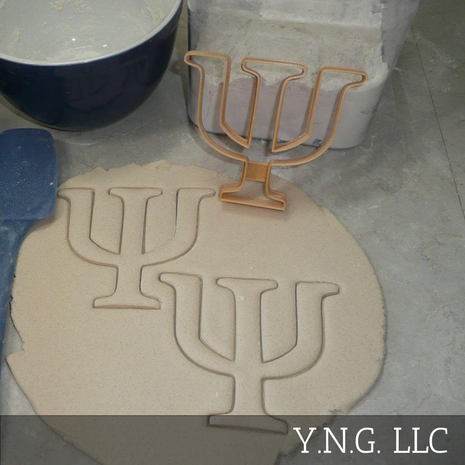 PSI Greek Letter Fraternity Cookie Cutter Made in USA