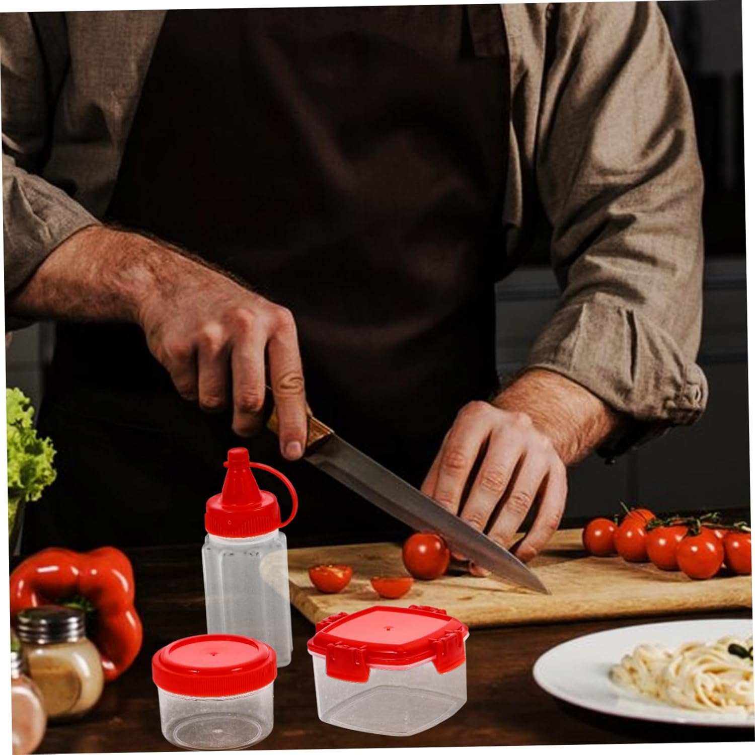 HOLIDYOYO 12-Piece Condiment Box Set for BBQ and Travel 1