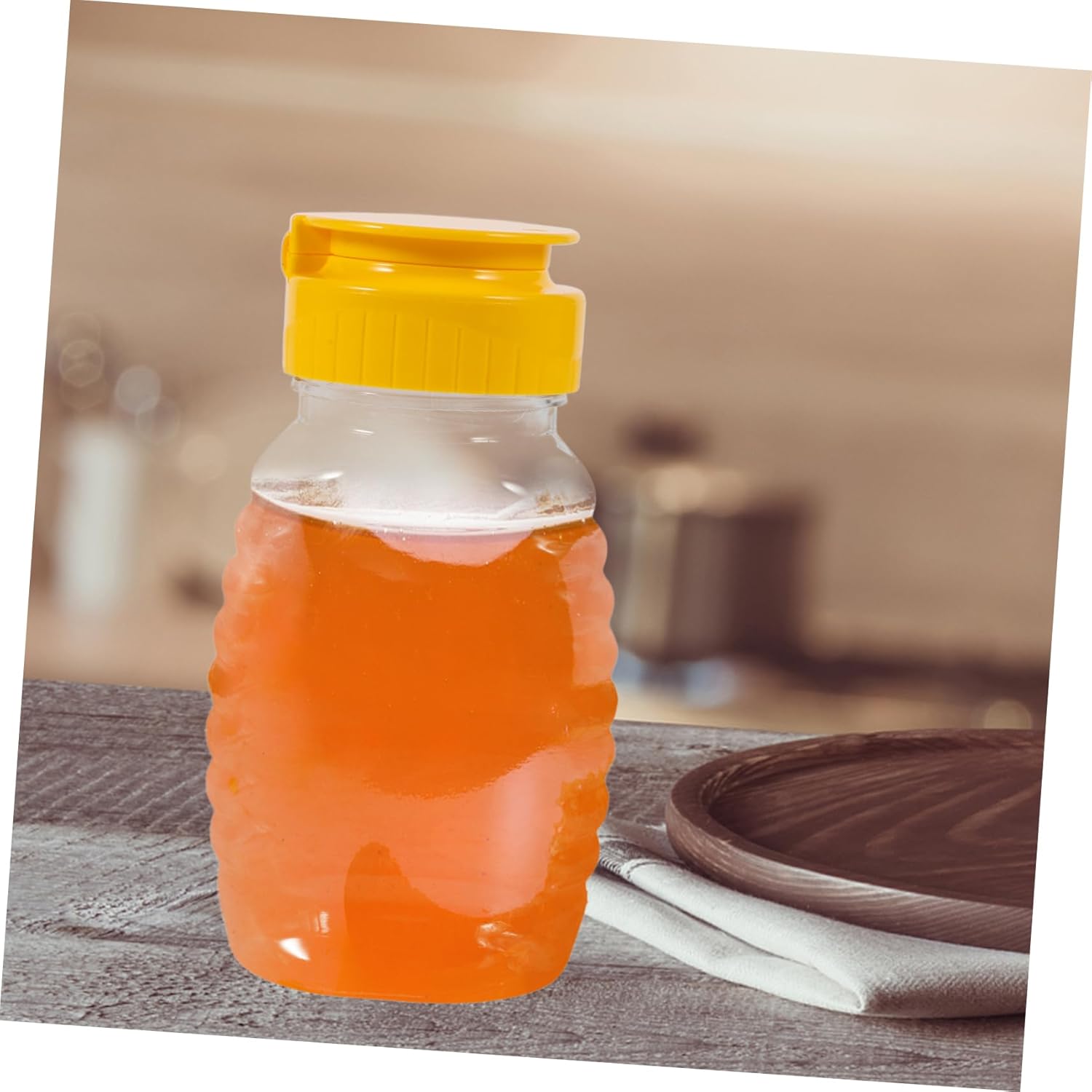 CIYODO Honey Squeeze Bottles Set for Sauce Storage and Condiment Dispensing