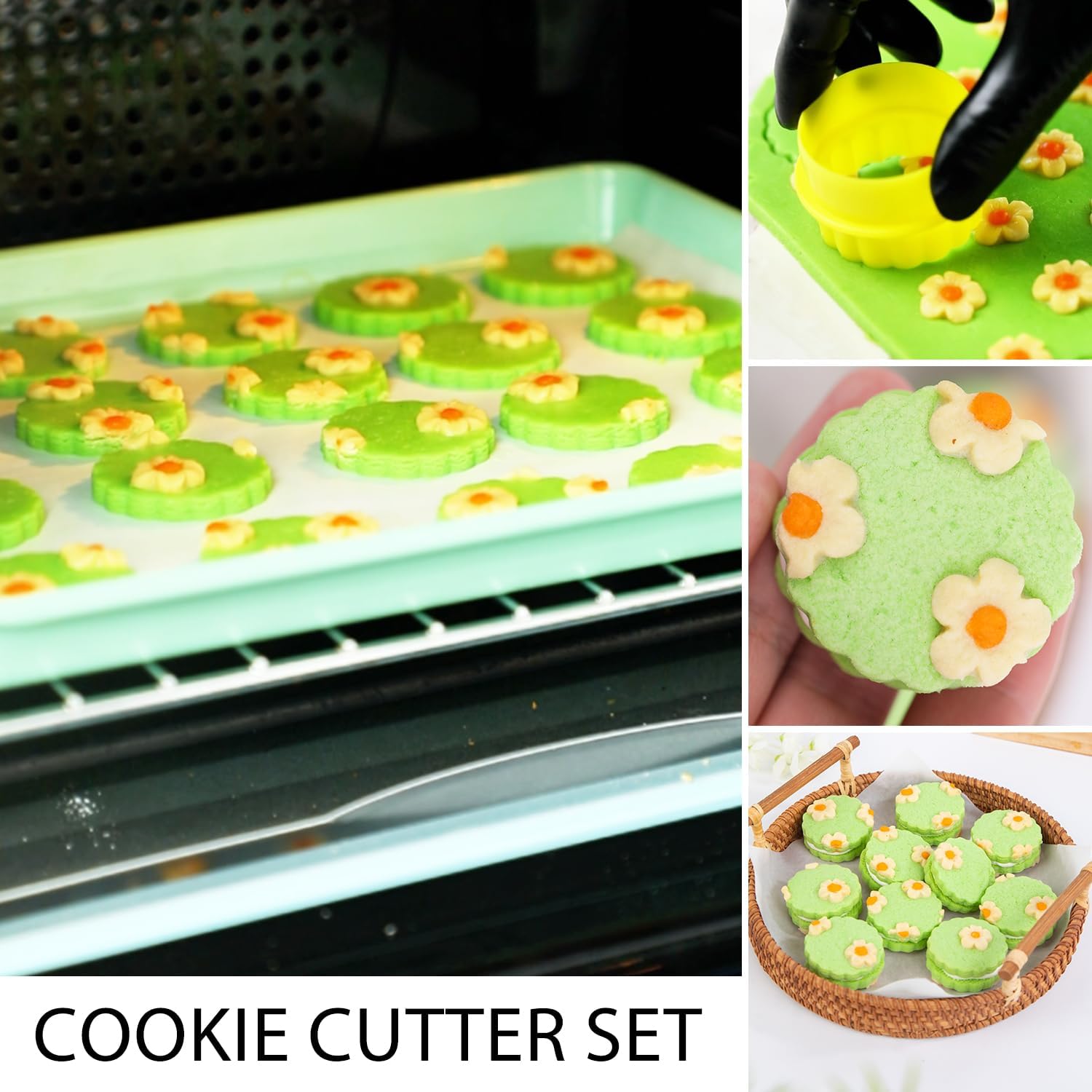 KALAIEN 37 Pcs Cookie Cutter Set with 7 Shapes 1