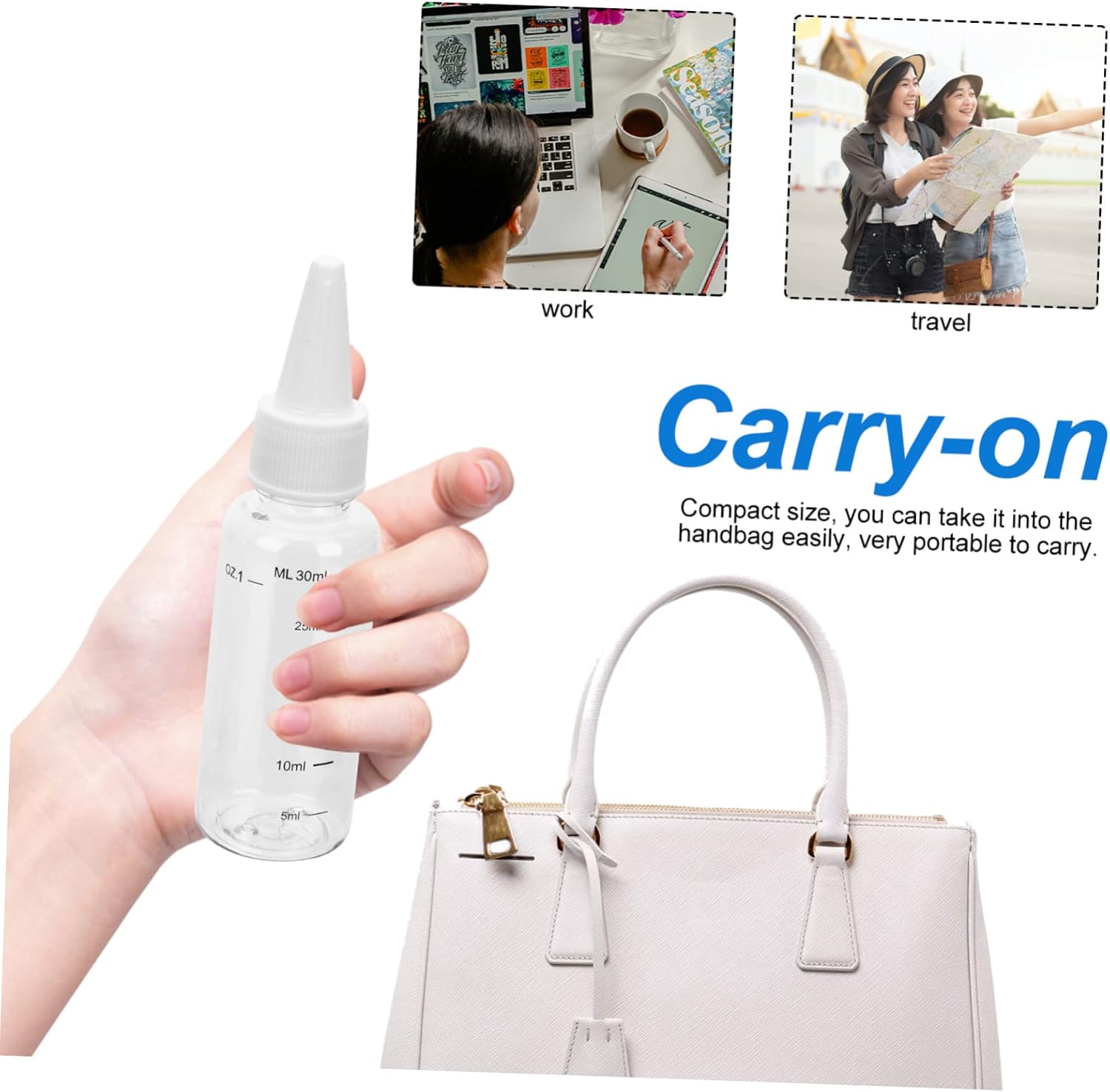 CIYODO 8 Pack Empty Plastic Squeeze Bottles for Oil and Sauce