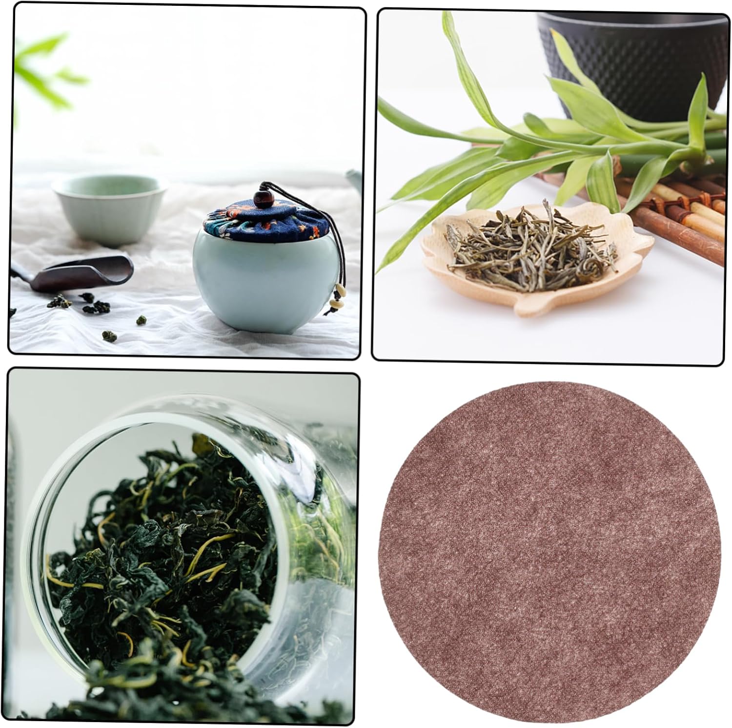 VOSAREA 2 Sets Glass Jar Lid Sealing Fabric