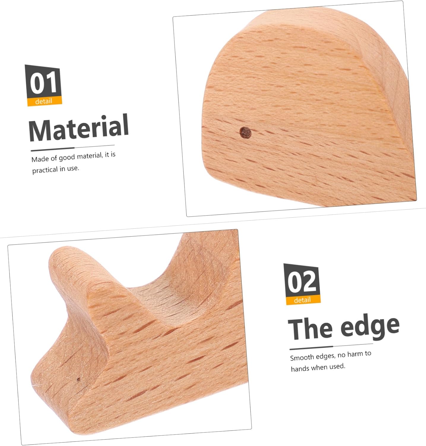 Cute Animal Wood Wall Hook for Towels Hats Bags