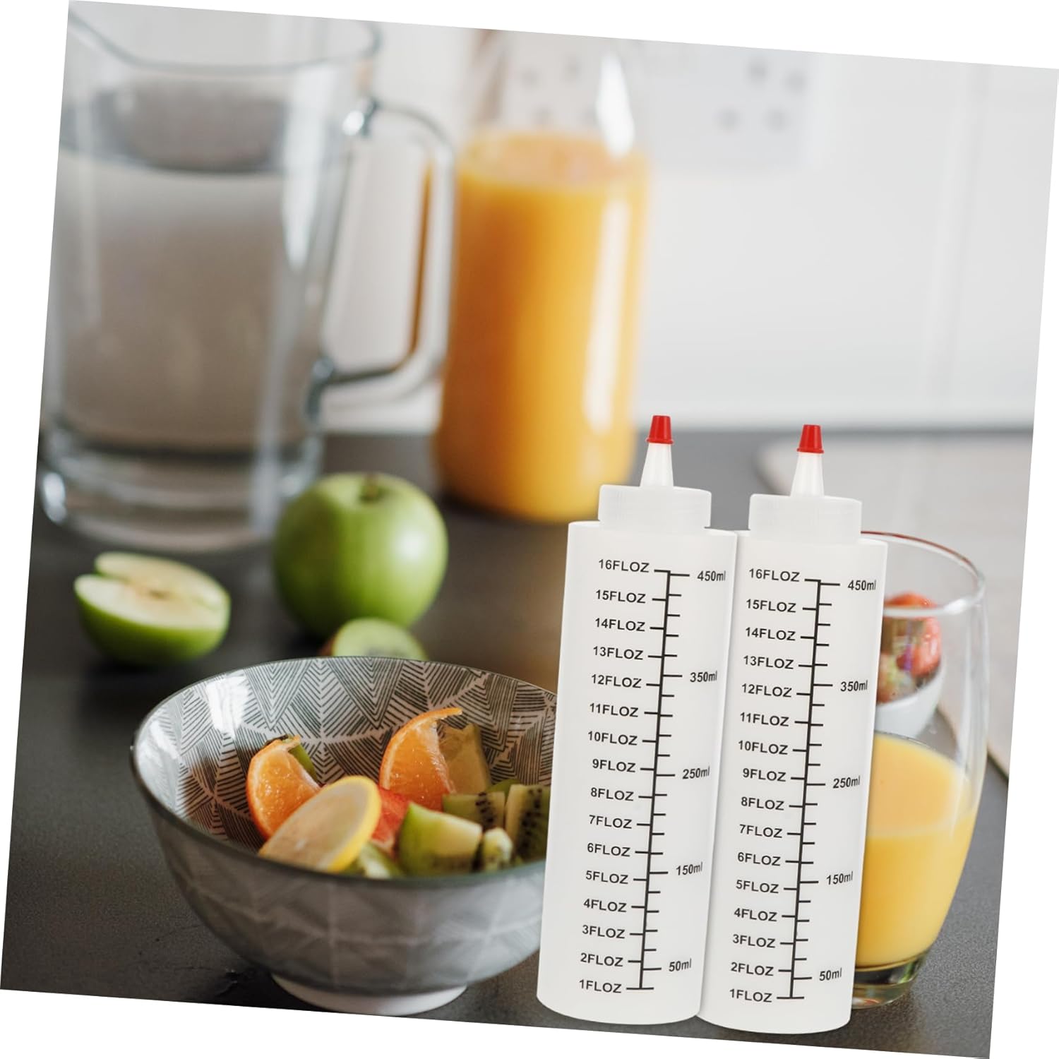 HOLIDYOYO 6-Piece Condiment Squeeze Bottles Set