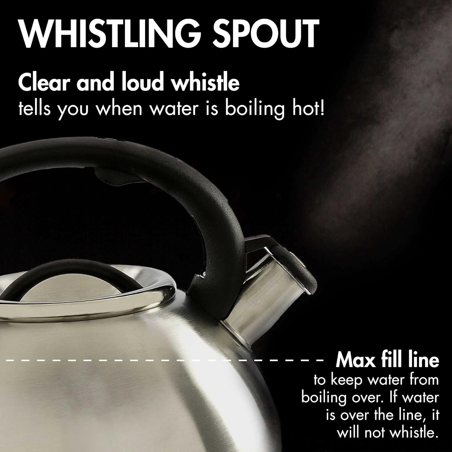Primula Avalon Whistling Tea Kettle 25 Quart