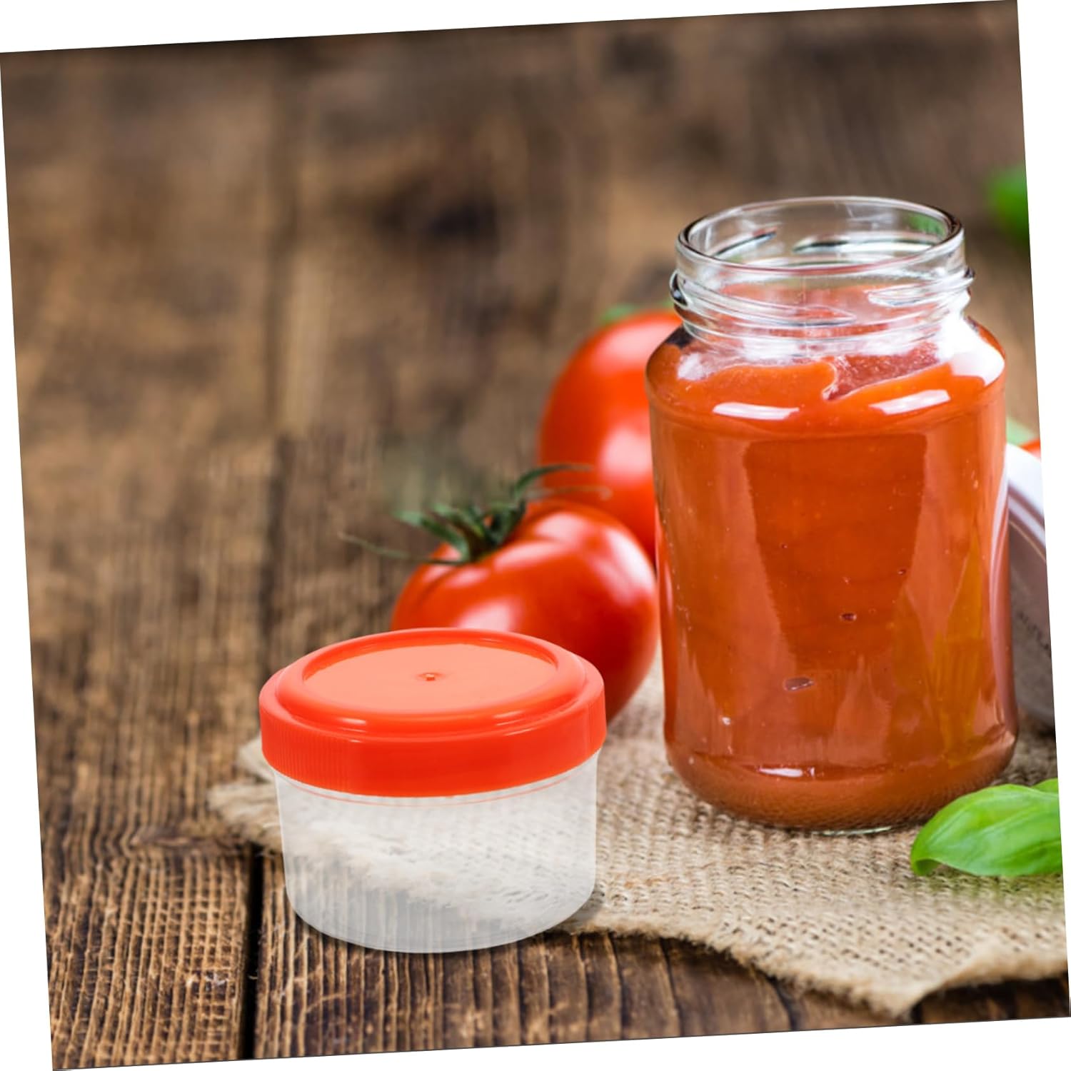 HAKIDZEL Mini Sauce Cups with Lids for Condiments and Salad Dressings