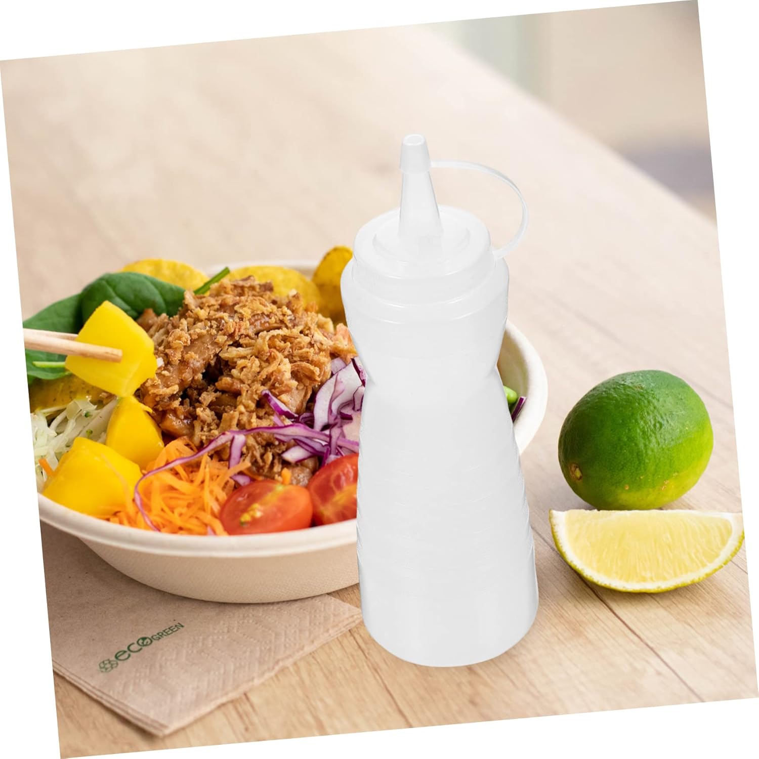 BIUDECO 2 Pack Ketchup Squeeze Bottles