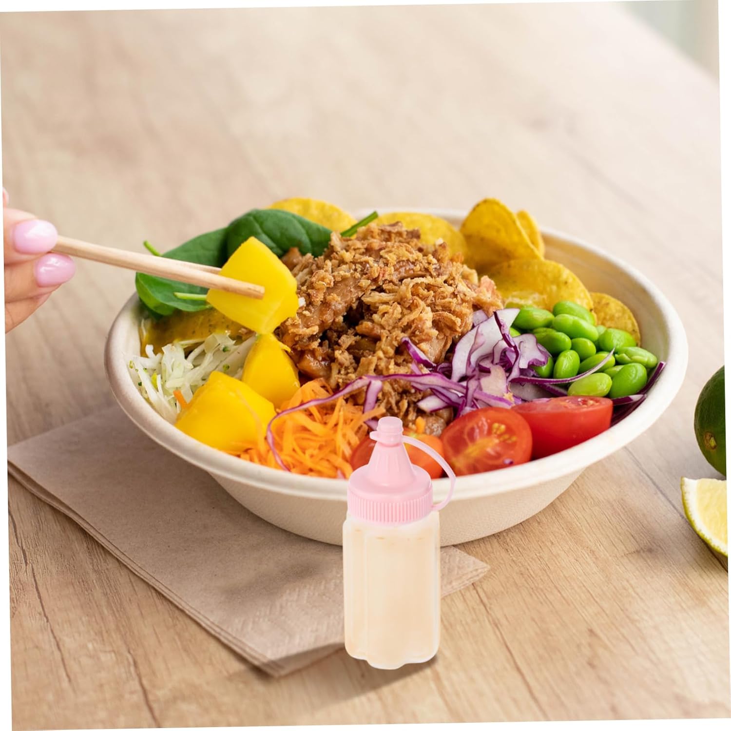CONGARTENO Jam Squeeze Bottle Salad Dressing Container 1