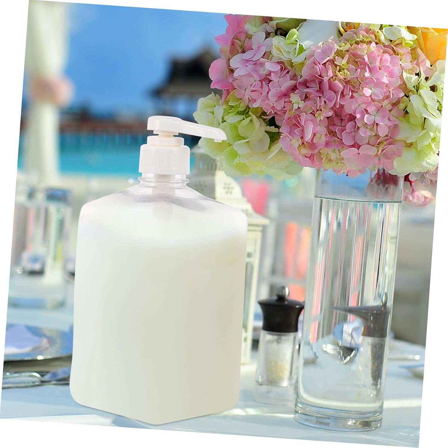 CIYODO 1600ml Transparent Sugar Dispenser Squeeze Bottle