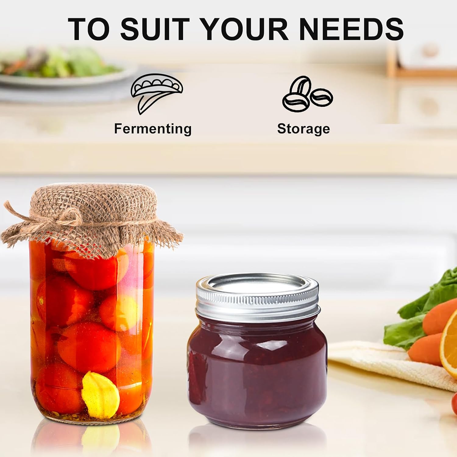 20Pcs Regular Mouth Canning Lids for Ball and Kerr Jars