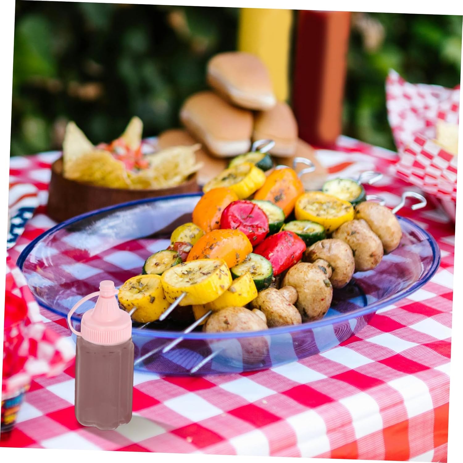 OKUMEYR Reusable Condiment Squeeze Bottles