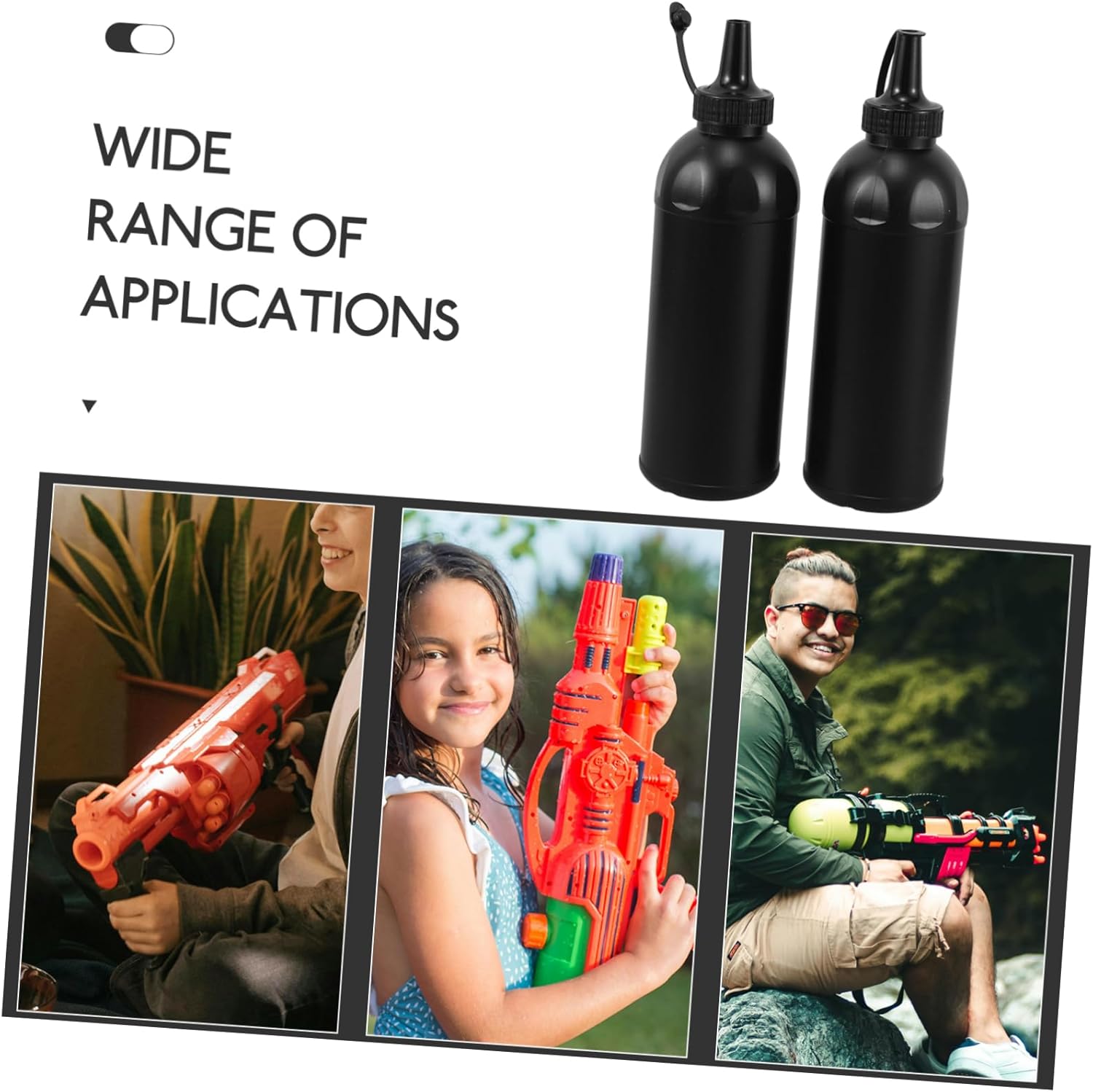 Abaodam 3 Sets Squeeze Bottle Water Toy Set