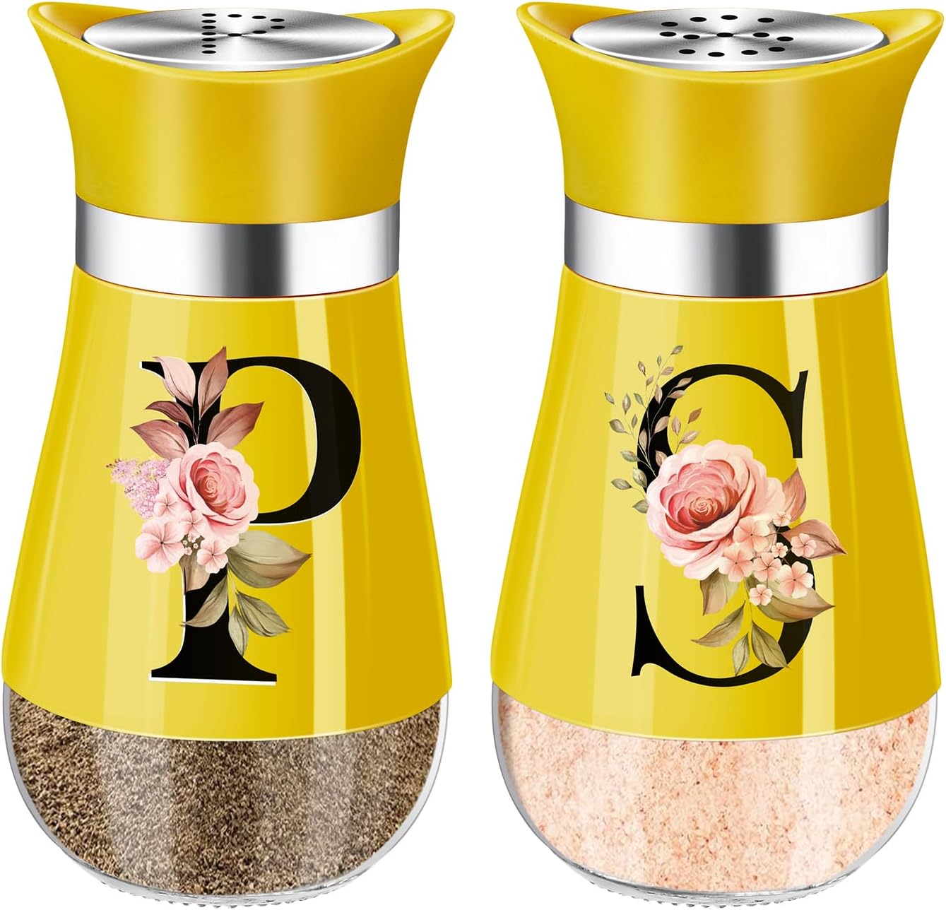 HFoumre Salt Pepper Shakers Set Yellow