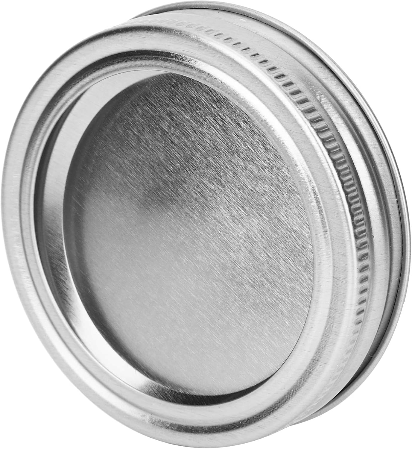AUNMAS 12pcs Glass Jar Lid with Stainless Steel Sealing