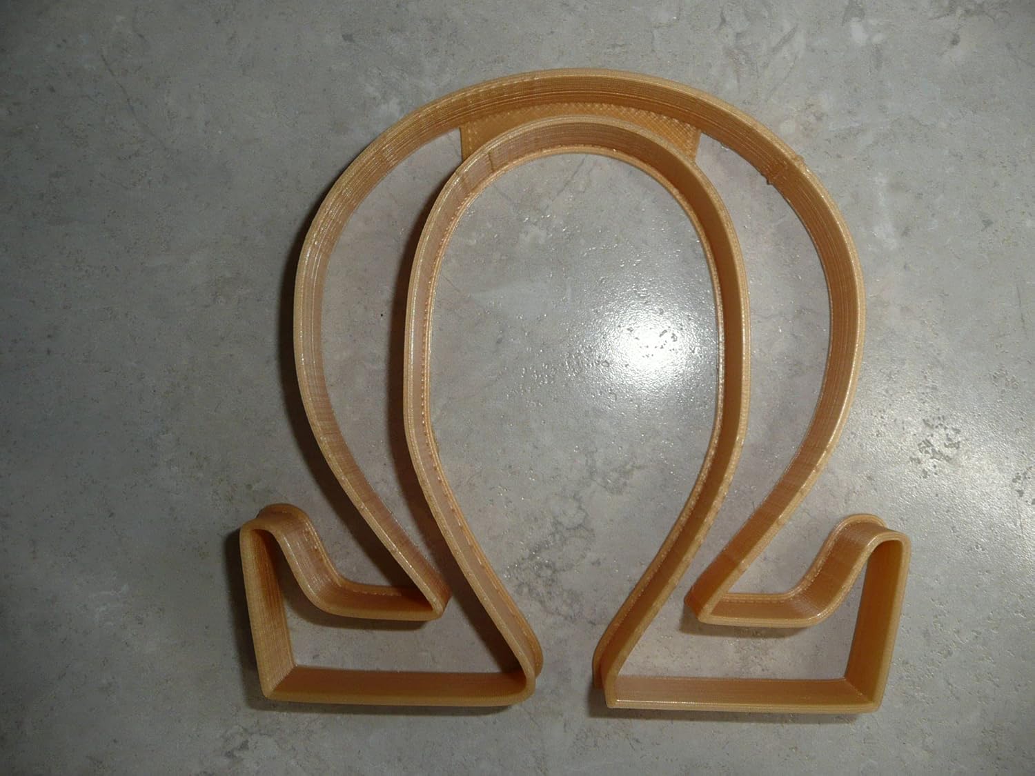 Omega Greek Letter Fraternity Cookie Cutter - Gold Made in USA