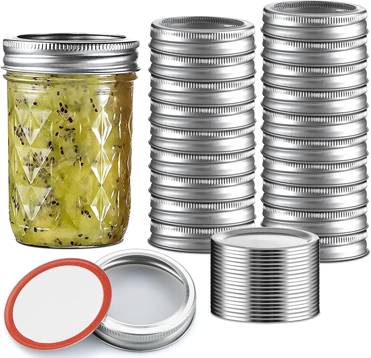 20Pcs Regular Mouth Canning Lids for Ball and Kerr Jars