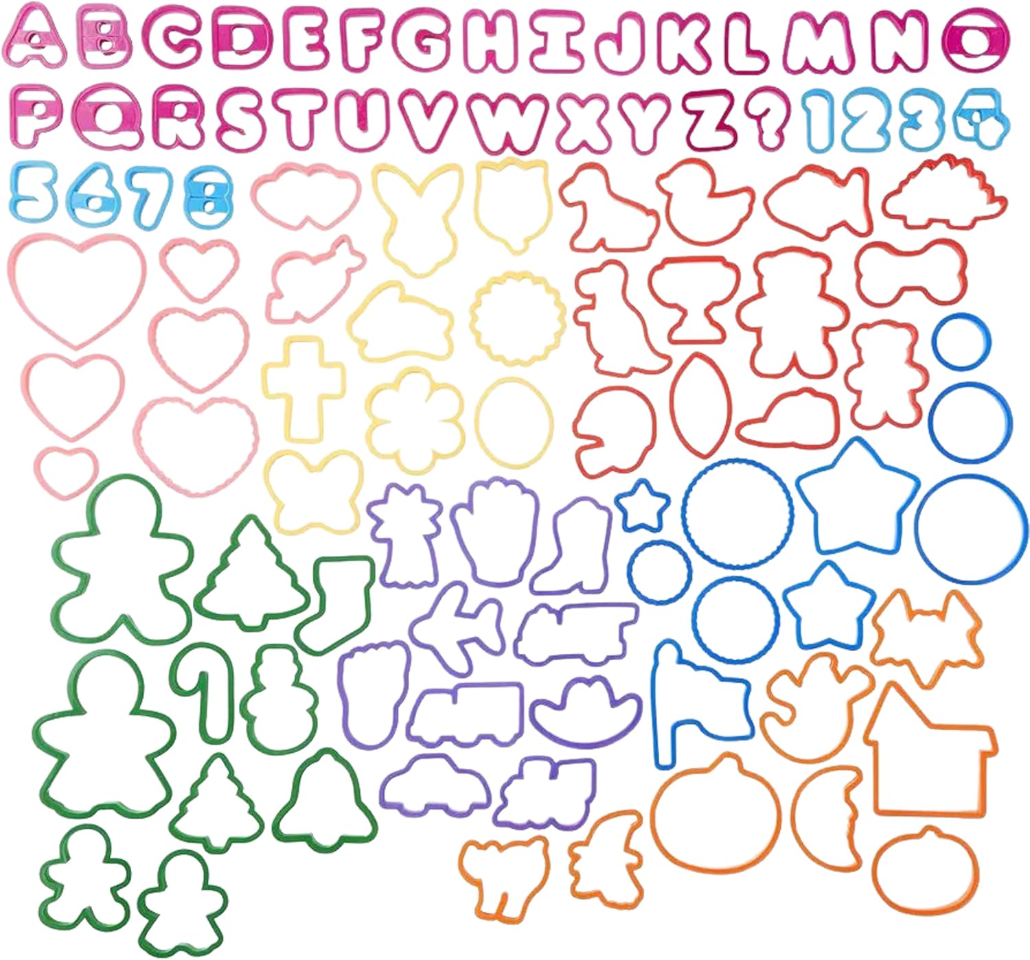 108 Shape Cookie Cutter Set for Baking and Crafting