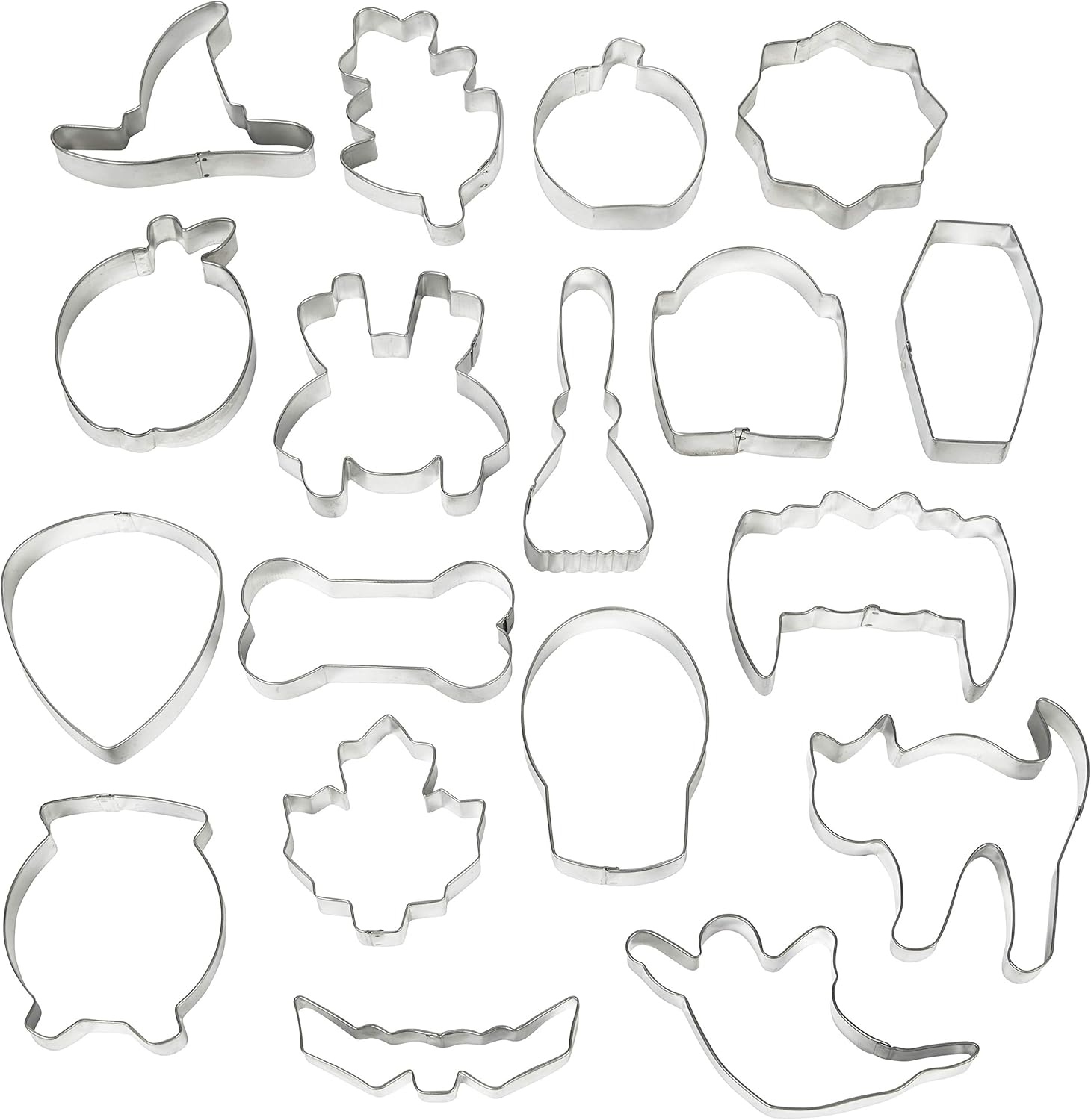 Wilton Halloween Metal Cookie Cutter Set 18-Piece
