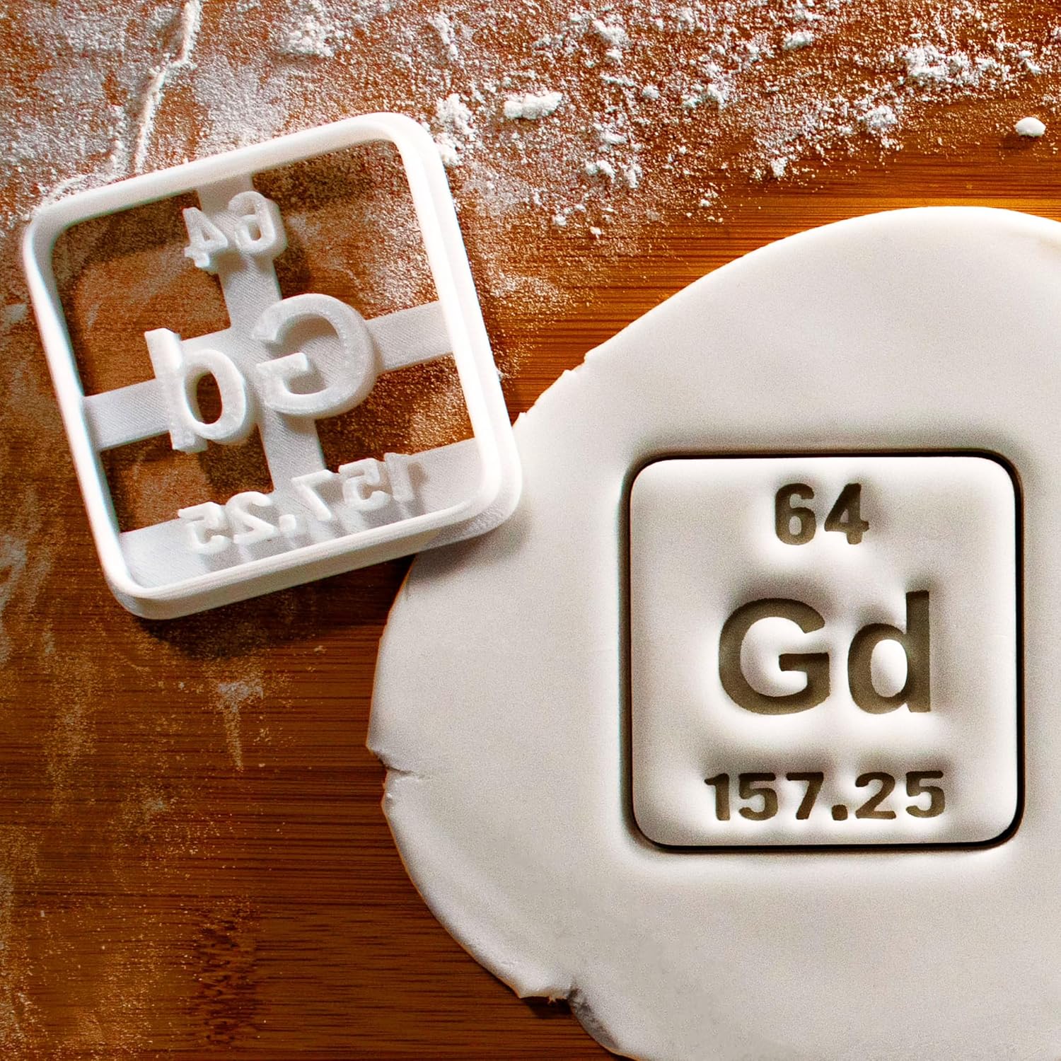 BAKERLOGY Periodic Gd Cookie Cutter - Element Gadolinium Design