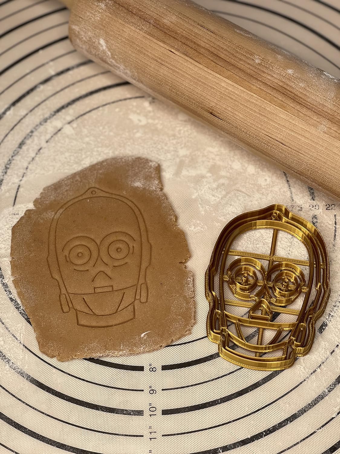 3D Kitchen Art C3PO Cookie Cutter 4-Inch Scale