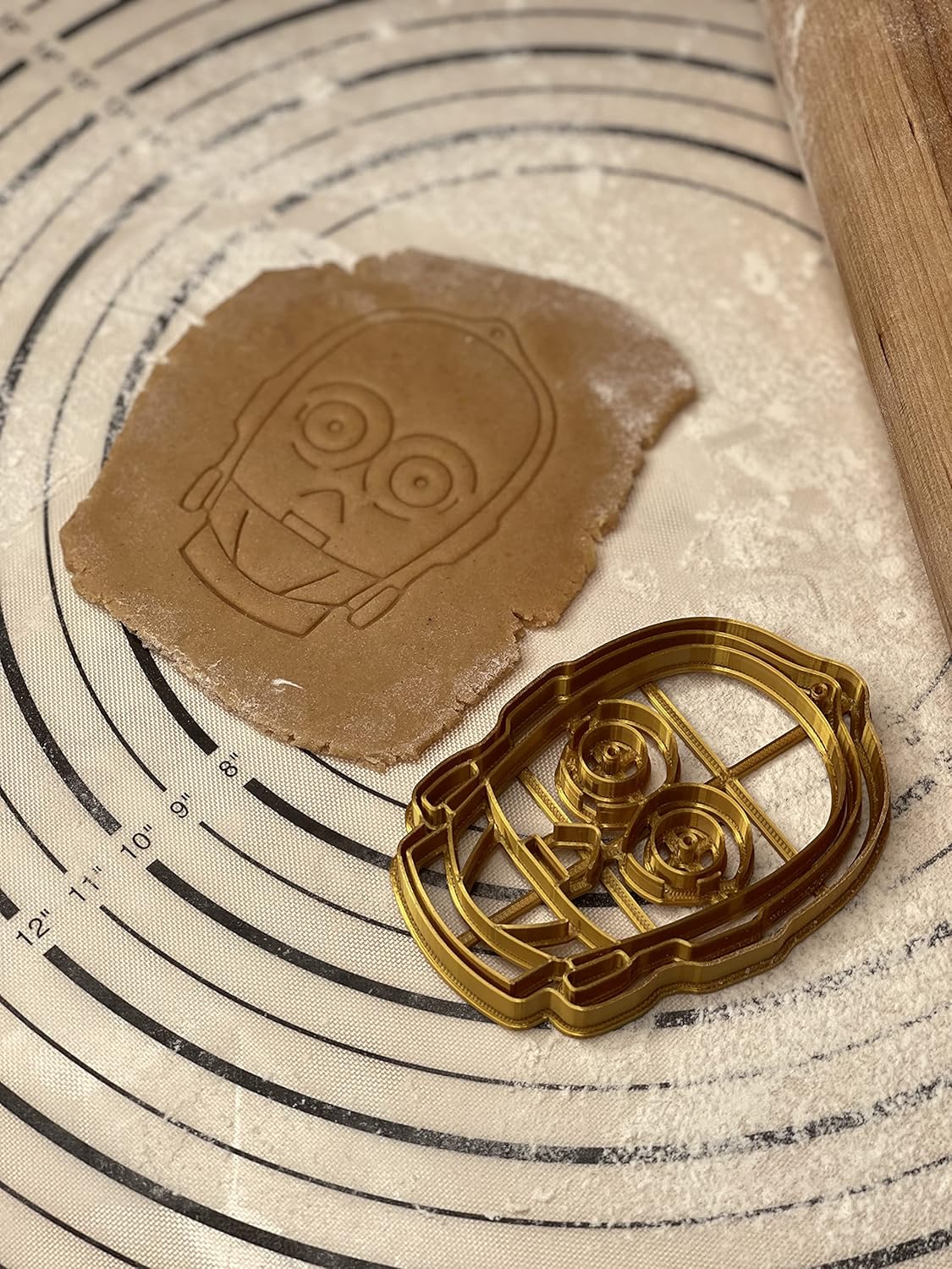 3D Kitchen Art C3PO Cookie Cutter 4-Inch Scale