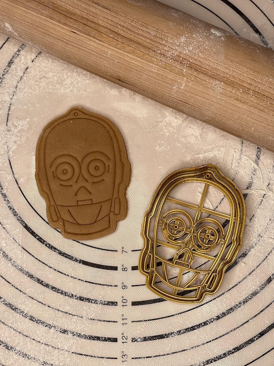 3D Kitchen Art C3PO Cookie Cutter 4-Inch Scale