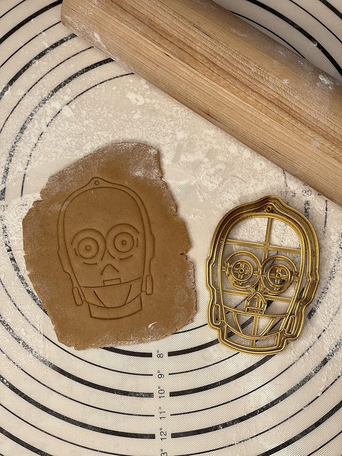 3D Kitchen Art C3PO Cookie Cutter 4-Inch Scale